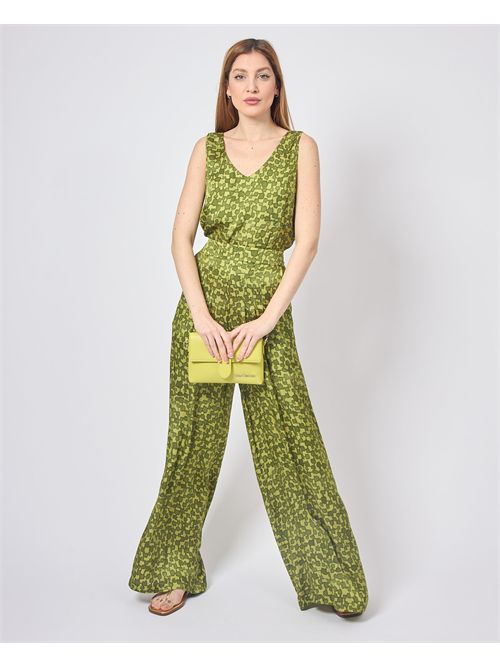 Manila Grace palazzo pants in satin MANILA GRACE | P255VSMA268